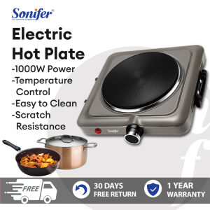 Sonifer Electric Hot Plate 1000W Electric Stove 5 Gears Portable Ceramic Cooktop for all pots