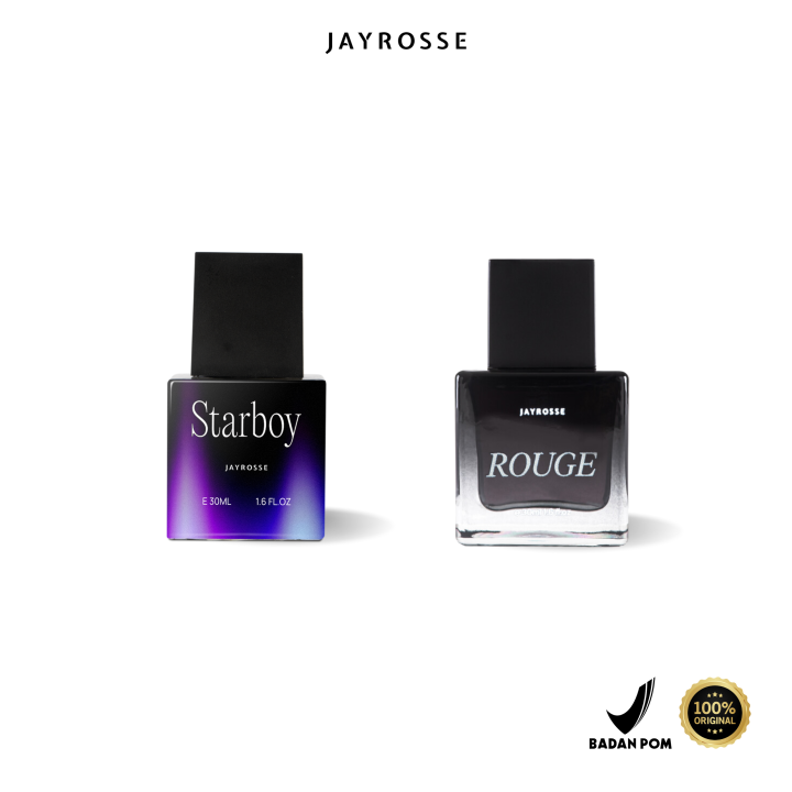 Jayrosse Exclusive Deal Starboy and Rouge Perfume 30ml Parfum