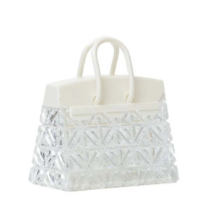 LED Light Unique Crystal Diamond Small Handbag Warm White Night Light for Home Decor