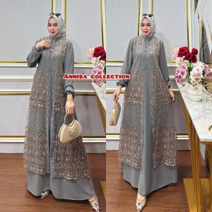 GAMIS CERUTY POLOS MIC BURKAT KEKINIAN GAMIS ROMPI BURKAT TER BARU