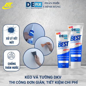 Keo vá tường xử lý nứt tường