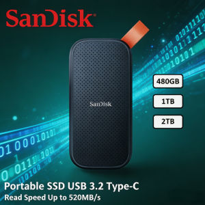 Original SanDisk E30 1TB 2TB 4TB 6TB 8TB 10TB Portable External SSD 800MB/s Shock Resistant Solid State Disk for Laptop