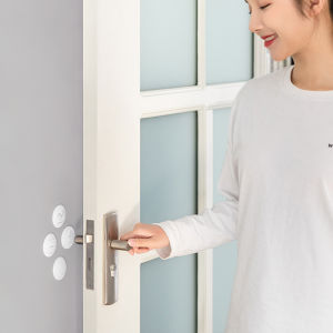 Pengganjal Penahan Pintu Silikon TPR Door Stopper Handle Bumper Protection Pads 4PCS LIMITOOLS - 7CHX79BK