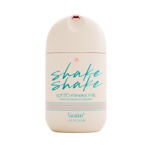 Vacation Shake Shake SPF 50 Mineral Face Sunscreen 1.7 Fluid Ounces - Non-Nano Zinc Oxide Non-Comedogenic Streak-Free Water-Resistant Broad Spectrum Moisturizer with SPF Vegan