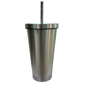 แก้วน้ำสแตนเลส วัสดุสแตนเลสแท้ 304 สามารถเก็บความเย็นและร้อนได้ ขนาด 500ML /16 Oz พร้อมที่ล้างหลอดแถม กล่องขาว ไม่มีโลโก้