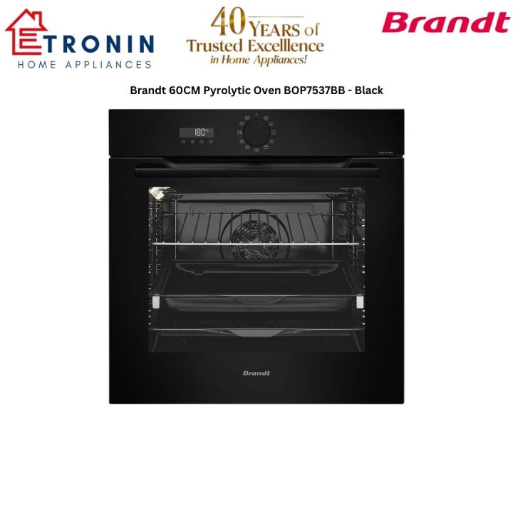 Brandt 60CM Pyrolytic Oven BOP7537BB