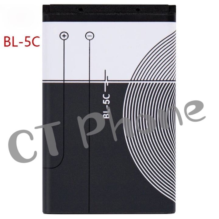 Batería BL-5C Compatible Para Nokia - 1020mAh, Para Modelos 1100, 1200, 2600, 3110, 6230 Y Muchos Más