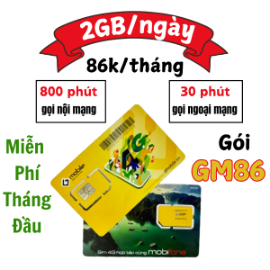(MIỄN PHÍ 1 THÁNG) Sim 4G 5G GMobile Xài Sóng Mobifone Ổn Định Data Tốc Độ Cao + Miễn Phí Gọi Nội Mạng Ngoại Mạng Phí Chỉ Từ 35k/tháng GM35 GM68 GM86 GM120 GM200 | FREESHIP - CHƯA KÍCH HOẠT