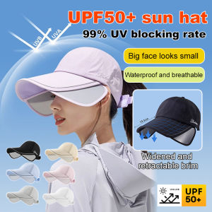 Sunscreen Cap Widened Telescopic Brim Breathable and Comfortable Turban Lightweight and Sunshade