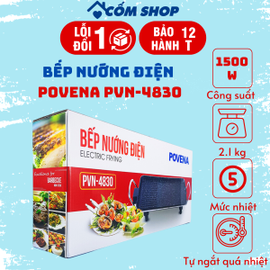 Bếp nướng Matika 4928 1500W To ( rộng gấp đôi bếp sunhouse 4607) bảo hành 12 tháng