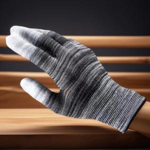 [Faster YG] 12 Pairs Car Vinyl Wrap Gloves Polyester PU Coated Fingertip Anti-Static Gloves Dust-Free Window Tint Working Gloves