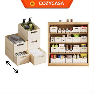 【COZYCASA】Extendable Storage Box/Retractable Wardrobe Organiser Box/Kitchen Drawer Multipurpose Storage Solution