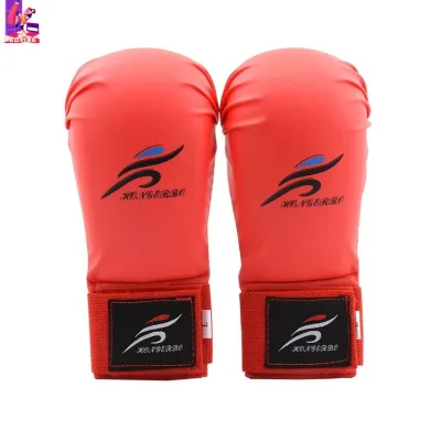 【Hot deal】 Karate Sparring Gear Set Leg Hand Protector Shin Guard Palm Boxing Gloves Sock Shoes MMA Training Child