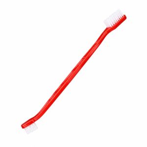 AKZDXE 1pc Multi-angle Dog Toothbrush Double-headed Soft Tooth Finger Brush Nontoxic Pet Cleaning Tool