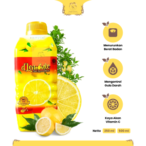 Sari Lemon Dlemonie 250 Ml da 500ml Sari Jeruk Booster Imun Tubuh Melindungi Dari Berbagai Penyakit Kaya Vitamin C Alami Aman Dikonsumsi