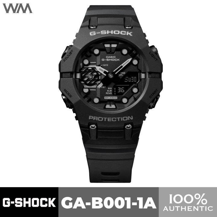 Casio G-SHOCK GA-B001 Series Black Carbon Core Guard Integrated Bezel ...