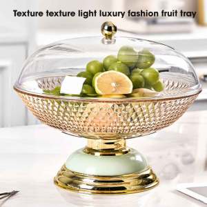 Cake Stand With Lids Decorative Fruit Plate Cupcake Stand Fruit Plate For Wedding Anniversary Birthday Birthday Party Donut