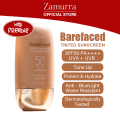 Barefaced Sunkissed Premium TINTED Sunscreen 50g SPF50 PA++++ Bio Placenta Appore Ceramide Niacinamide by Zamurra. 