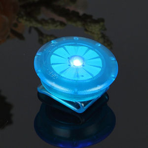 WH Mini round running light nighttime outdoor sports safety warning light high-brightness LED flashing portable clip design