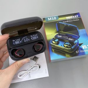 Tai Nghe Bluetooth M10 Phiên Bản Pro Nâng Cấp Pin Trâu Nút Cảm Ứng Tự Động Kết Nối Chống Nước Chống Ồn Bảo Hành 12 T