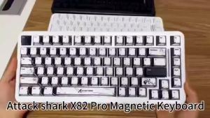 【SETUP BUDOL】 ATTACK SHARK X82PRO HE Wireless Mechanical Keyboard Magnetic Switch Rapid Trigger 8K