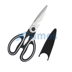Multifunction Kitchen Shears Stainless Steel Heavy Duty Tool for Poultry Fish Vegetables (Send protective cover )