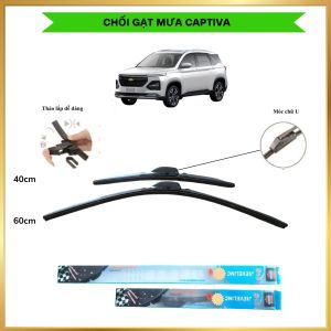 Bộ (2 cái) chổi gạt mưa Chevrolet Colorado Trailblazer Spark Orlando Captiva Aveo Cruize
