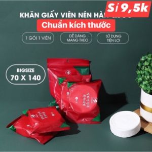 [HÀNG LOẠI 1] Combo Khăn tắm nén Khăn mặt nén du lịch (Full size)