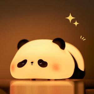 Animal Shaped Night light LED cute panda rabbit light USB charging timed bedside decoration Childrens eye protection