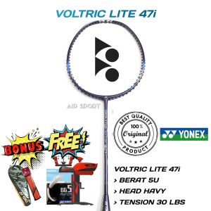 Raket Badminton Voltric Lite 35i 40i 47i Original Siap Pakai