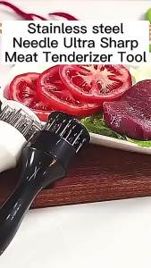 21 Pin Meat Tenderizer Needle Steak BBQ Beef Chicken Veal Pork Chop Loose Cooking Kitchen Cooking Jarum Pelembut Daging