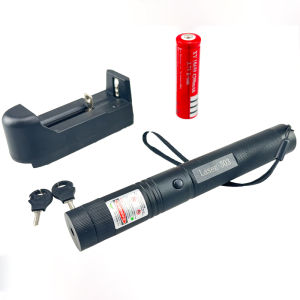 Powerful Green Laser Pointer Pen Beam Light 5mW Lazer Power 532nm+18650+Charger