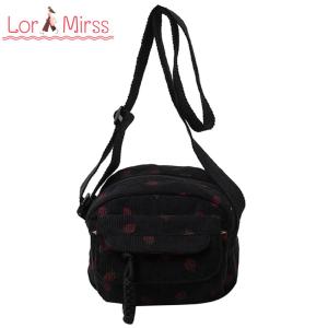 Cute and Trendy Strawberry Print Crossbody Bag for Women Compact Corduroy Bag for Casual Outings