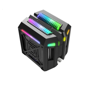 PWM หอควบคุม CPU ตู้เย็น ARGB ไฟท่อร้อยสายไฟ4X6มม. การจัดการที่สอดคล้องกัน