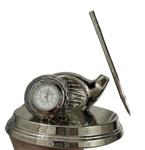 Bộ trang trí để bàn Papyrus Golf Club Pen Ball Clock Executive Desk Gift Set của Mỹ