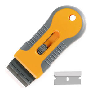 Razor Blade Scraper Car Window Glass Ceramic Decal Sticker Remover Tool Label Sticker Clean Scraper