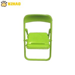 【N2HAO】 Mini Chair Shape Mobile Phone Stand Portable Cute Colorful Adjustable Folding Stool Lazy Phone Desktop Holder For Cell Phone