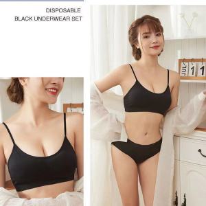 [SG STOCKS] Disposable Bra Sterilized Cotton Bra for Travel & Everyday use Soft & Comfortable Travel Undergarment