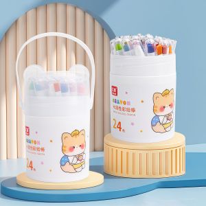 Crayon Putar  Crayon Washable 48 Warna For Kids  Tidak Beracun yang Minyak Crayon Krayon Anak-anak