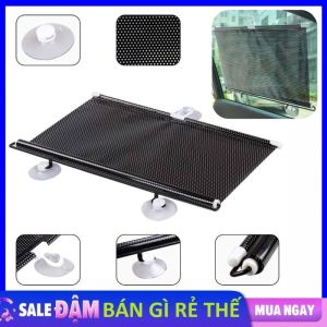 Rèm Chắn Nắng Tự Cuộn Gọn Gàng Cho Ô Tô Chuyên Dụng Size To 50/58 x 125Cm- Rèm Che Nắng Chống Tia UV Dán Tường Cửa Sổ Phòng Ngủ Cửa Kính Ô Tô Cách Nhiệt