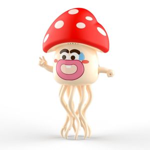 RGFV STORE Nhựa Đồ chơi bạch tuộc nhảy múa điện Đầu nấm Tương tác Bạch tuộc nhảy múa đi bộ Búp bê động vật đu đưa Trang trí thủ công Đồ chơi bạch tuộc tương tác bò Trẻ em và trẻ mới biết đi