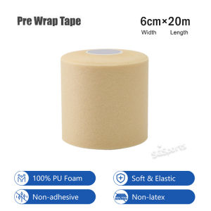 Pre-wrap Tape Sports Pre Wrap Underwrap Racket Grip Tape for Soccer Basketball Gym Running
