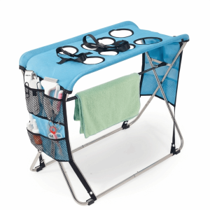 XYAX Folding Pet Grooming Hammock Quick Dry Mesh Anti-Scratch Dog Grooming Table Professional Multi Hole Cat Washing Hammock Home Use