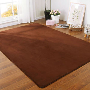Perwarm Thick Coral Fleece Anti-Slip Mat Large Rectangle Tatami Style Carpet Floor Mat Simple Style Mat Pad Mattress Four Seasons Childrens Game Pad Crawler Mat for Living Room Bedroom