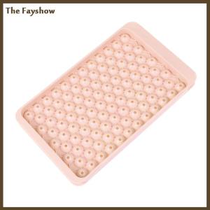 [The Fayshow] 1Pc 104 Grid Mini Ice Cube Tray Mold Food Grade Small Ice Cube Maker Mould Easy Release Round Ice Molds For Whiskey Cold Drink
