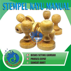 stempel kayu manual cap stempel murah berkualitas runaflek