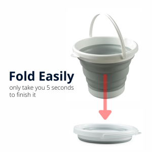 Brand New Foldable Bucket Space Saving Bucket Water Bucket Pail Car Wash Bucket Fishing Baldi Mandi Baldi Lipat