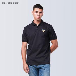 Bombboogie Kaos Polo Pria Haelyn Black 12E64B4BK