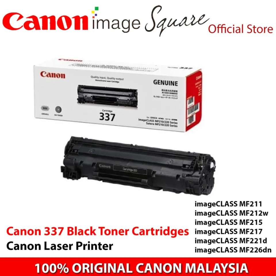 Canon Original 337 Black Toner Cartridge for MF244dw MF237w MF241d