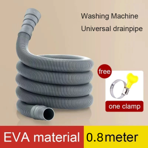 TIMSOT Washing Machine Hose Drainage Pipe Soft Tube Extension Flexible Stretchable Ripple Sink Outlet Drain Sewage Pipe